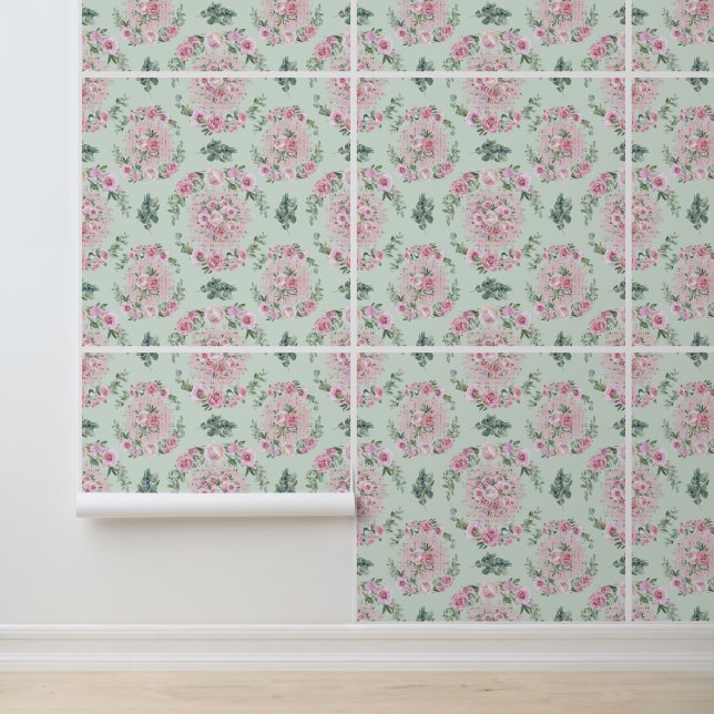 Papel Pintado Armonía de Rosa Rubor (Solicitud)