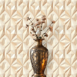 Papel Pintado Armonía geométrica Beige