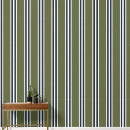 Papel Pintado Army Green & Navy Double Rugby Stripe 