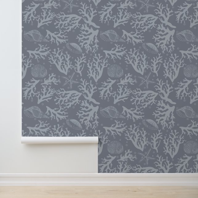 Papel Pintado Arrecife de coral de estilo hipster (Solicitud)