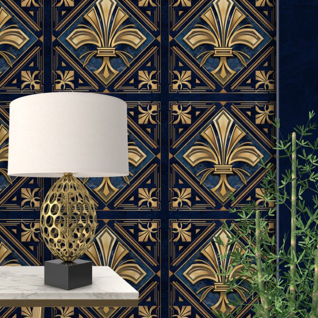 Papel Pintado Art Deco Fleur-de-lis (Subido por el creador)