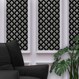 Papel Pintado Art Deco Fleur-de-lis - Madre de la Perla