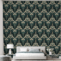 Art Deco Verde Botánico