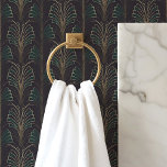 Papel Pintado Art Deco Verde Esmeralda y Negro<br><div class="desc">Incorpore a su espacio el glamour y la sofisticación de la era Art Deco con este elegante papel pintado. El motivo de abanico repetido en un rico tono verde esmeralda evoca un sentido de lujo y estilo atemporal. Este papel pintado adhesivo es fácil de aplicar y quitar, lo que lo...</div>