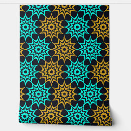 Papel Pintado Art Nouveau Hex Star Pattern 