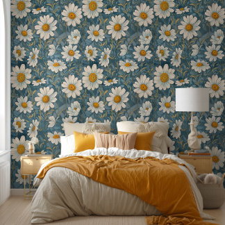 Papel Pintado Art Nouveau Shasta Daisies