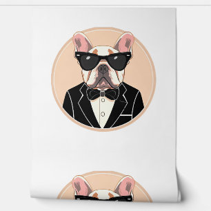 Papel Pintado Arte Bulldog francés