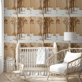 Papel Pintado arte de árboles y bosques abstractos