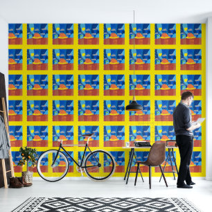 Papel Pintado Arte de caracoles sonriente por niños
