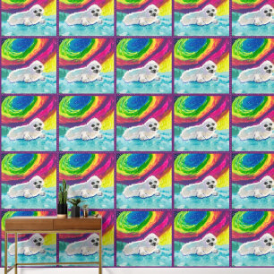 Papel Pintado Arte de foca de bebé por niños