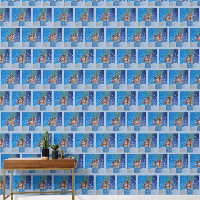Papel Pintado Arte de invierno de niños (Pasillo)