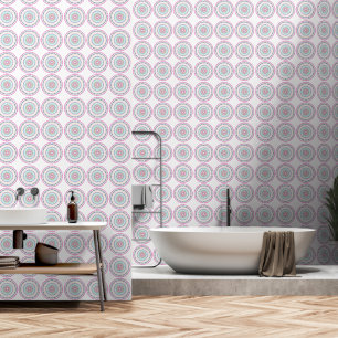 Papel Pintado Arte de Mandala Colorido Vibrante