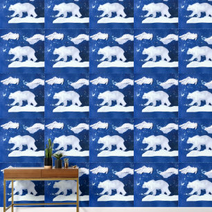 Papel Pintado Arte de oso polar por niños