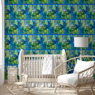 Papel Pintado Arte de rana de bebé por niños