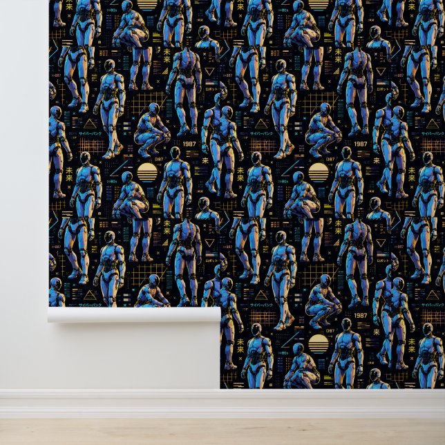 Papel Pintado Arte de Robot Humanoide Futurista | Android de Cie (Solicitud)