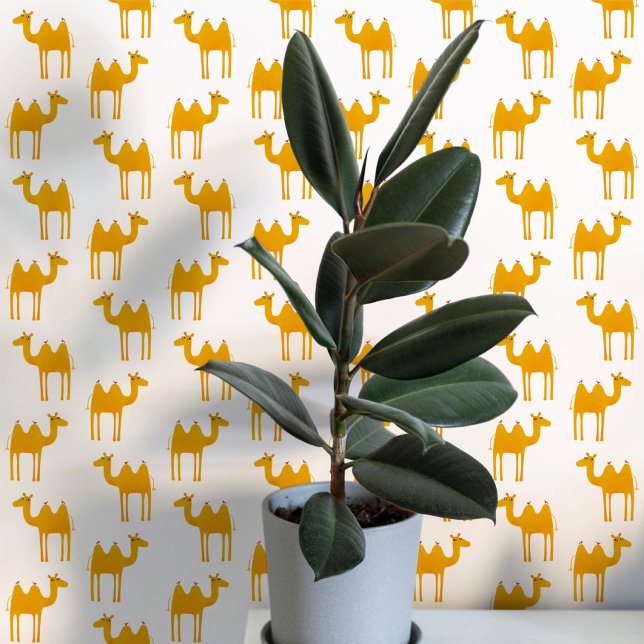 Papel Pintado Arte divertido de camello (Fun camel art wallpaper)