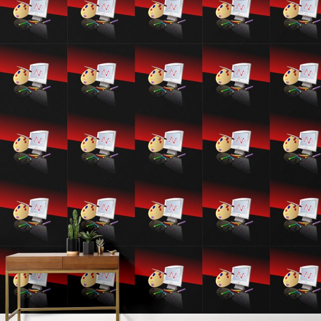 Papel Pintado Arte gráfico (Pasillo)