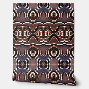 Papel Pintado Arte único de estampado marrón "Ratti_Creative_Art