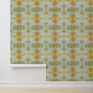 Papel Pintado Artes Botánicas Florales Victorianas Antiguas