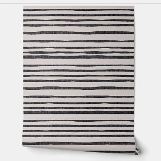 Papel Pintado Artista moderno: audaces franjas negras