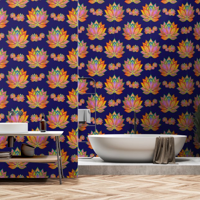 Papel Pintado Astral Lotus Dreams (Baño)