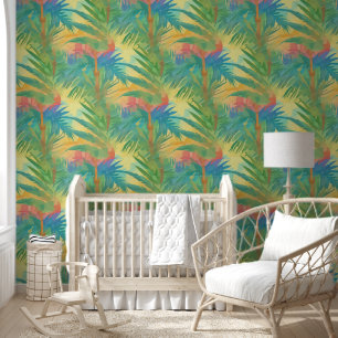 Papel Pintado Atardecer tropical caliente