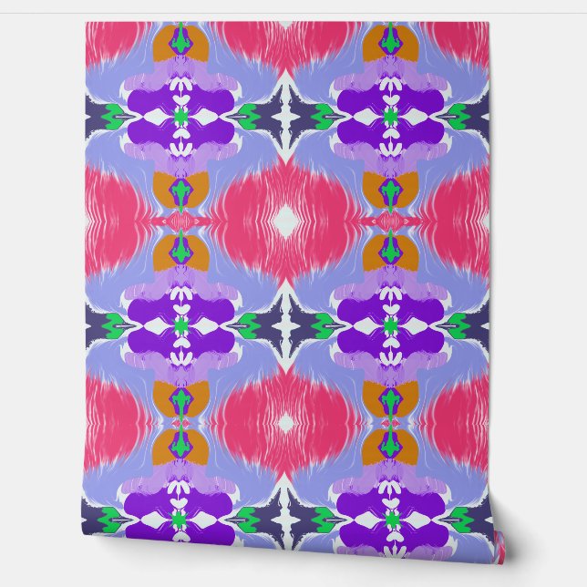 Papel Pintado Aurora Káleidoscopio Eléctrico Vibrante (Desenrollar)