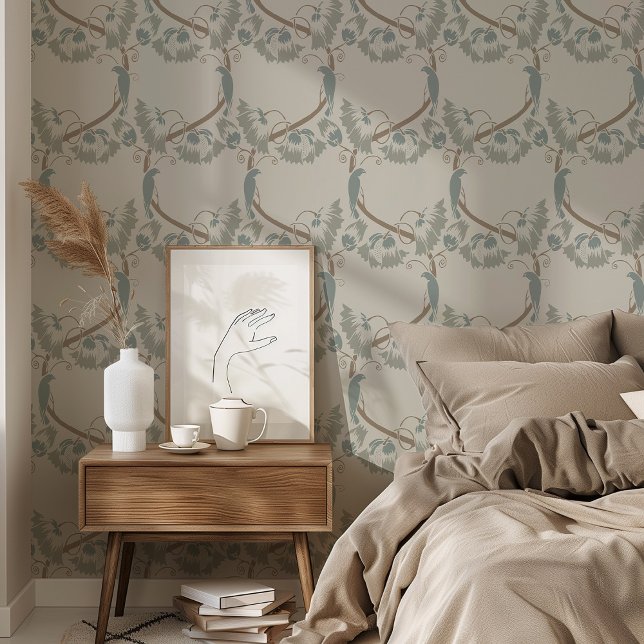 Papel Pintado Aves y vinos de elegancia suave (Subido por el creador)