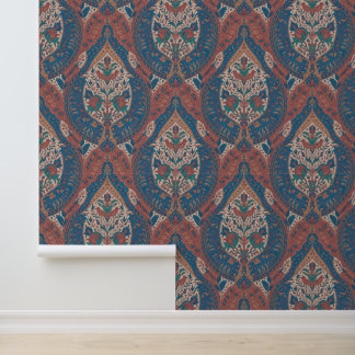 Papel Pintado Azul Boho Chic Inspirado