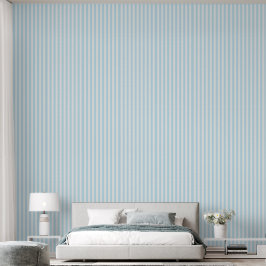 Papel Pintado Azul Claro a Rayas