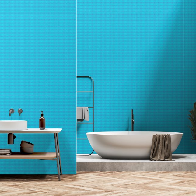 Papel Pintado Azul elegante (Baño)