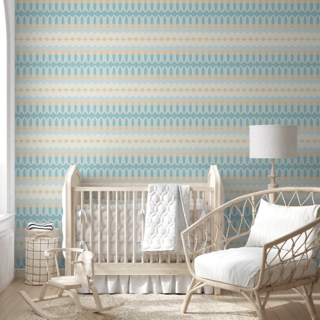 Papel Pintado Azul elegante (Niños)