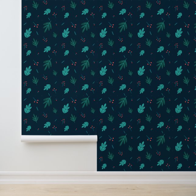 PAPEL PINTADO AZUL FLORAL (Solicitud)
