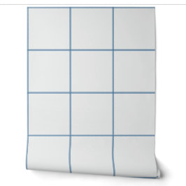 Papel Pintado Azul Polvoriento Jumbo Cuadro de Ventana