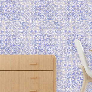 Papel Pintado Azul y blanco de estilo mediterráneo de piedra