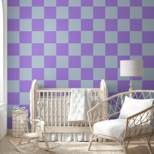 Papel Pintado Azul y lavanda suaves y bajo control