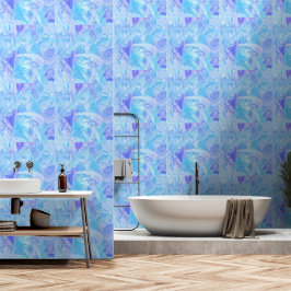 Papel Pintado Azul y púrpura