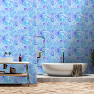 Papel Pintado Azul y púrpura