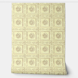Papel Pintado Azulejo de flor vintage