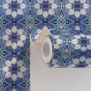 Papel Pintado Azulejo Tile