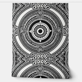 Papel Pintado B&W Medallion Motif