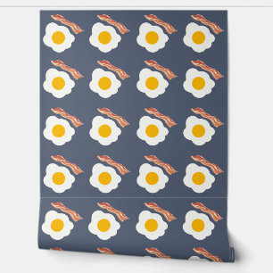 Papel Pintado Bacon y huevos