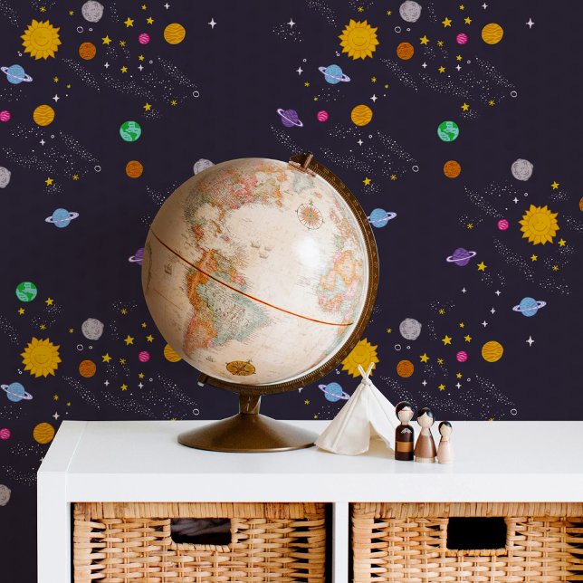 Papel Pintado Bajo La Gallaxia Del Sistema Del Sol De Los Niños  (Subido por el creador)