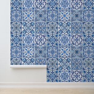 Papel Pintado Baldosas mediterráneas, portuguesas, azulejo, mall