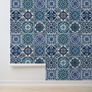 Papel Pintado Baldosas mediterráneas, portuguesas, azulejo, mall