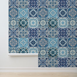 Papel Pintado Baldosas mediterráneas, portuguesas, azulejo, mall