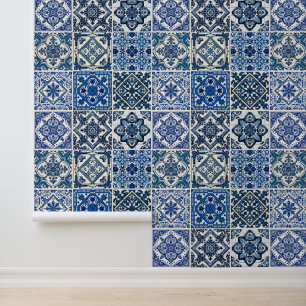 Papel Pintado Baldosas mediterráneas, portuguesas, azulejo, mall