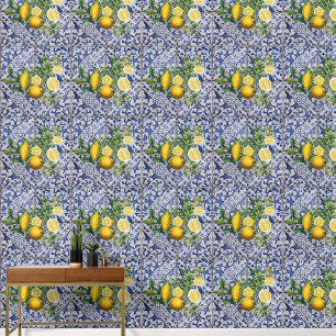 Papel Pintado Baldosas portuguesas de verano de Lemons