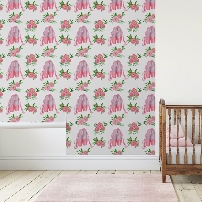 Papel Pintado Ballet Ballerina Shoes Pink (Subido por el creador)