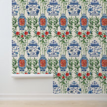 Bamboo Ginger Jar Patrón Chino Peinado Y Palo